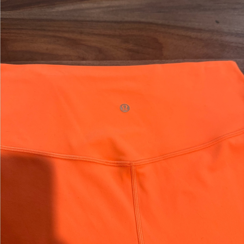 Lululemon Orange Align 6inch short
